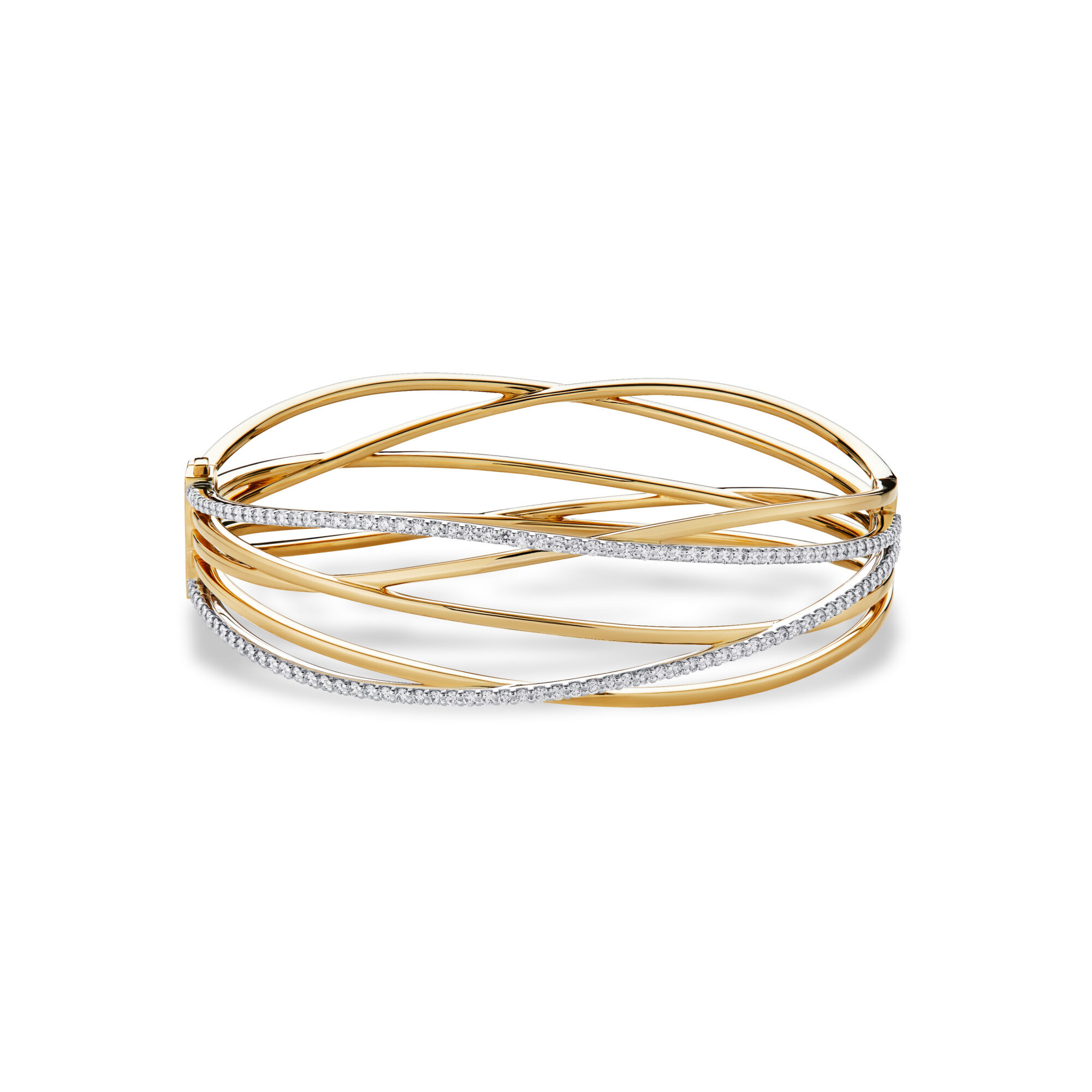Diamond and Yellow Gold Bracelet Birks